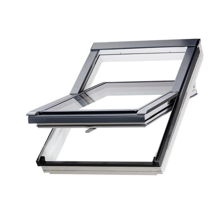 Fakro wit tuimeldakraam onderhoudsarm FTU-X P50 55x78 cm, Doe-het-zelf en Verbouw, Glas en Ramen, Dubbelglas, Nieuw, Dakraam, Minder dan 80 cm