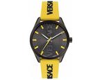 Versace - VE3H00222 - Heren - V-Verticaal 42mm Zwart Geel -, Nieuw