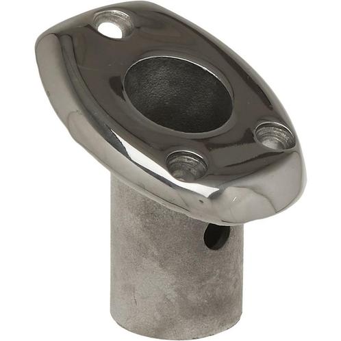 Rvs Vlaggenstokhouder Boot 20mm Inbouw 70 graden, Watersport en Boten, Bootonderdelen, Ophalen of Verzenden