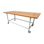 Verrijdbare tafel 250×110×101 cm – Gebruikt, Doe-het-zelf en Verbouw, Ophalen of Verzenden, Gebruikt