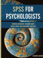9781352009941 SPSS for Psychologists | Tweedehands, Virginia Harrison, Zo goed als nieuw, Verzenden
