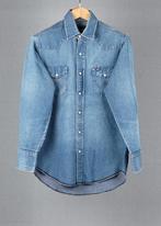 Wrangler Blue vintage denim shirt in size M for Unisex, Ophalen of Verzenden, Nieuw