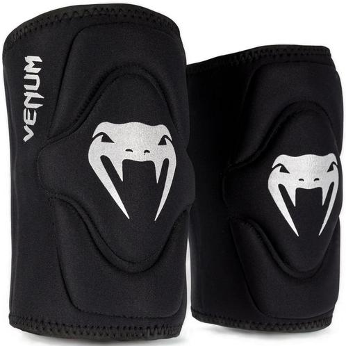 Venum Knee Protection Kontact Gel Kneepads Zwart Zilver, Sport en Fitness, Vechtsporten en Zelfverdediging, Vechtsportmateriaal
