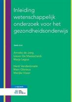 Inleiding wetenschappelijk onderzoek voor het, 9789036812757, Verzenden, Zo goed als nieuw, Studieboeken