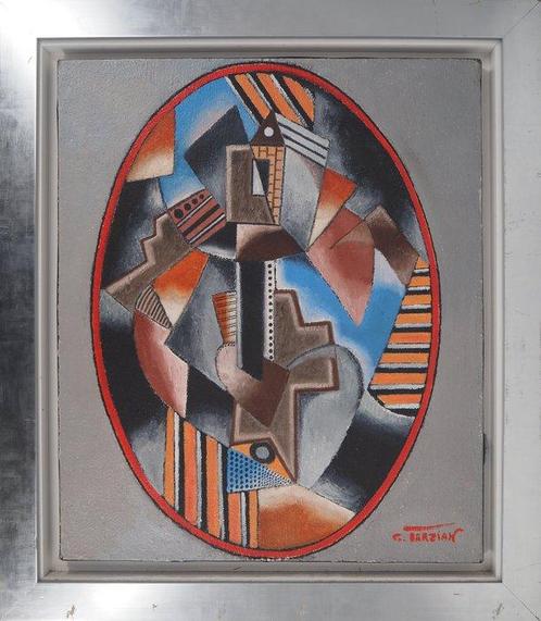 Georges Terzian (1939-2021) - House on the Hill, Antiek en Kunst, Kunst | Schilderijen | Klassiek
