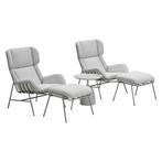 Garden Impressions Fresno loungestoelen taupe - Mati, Tuin en Terras, Tuinsets en Loungesets, Verzenden, Nieuw