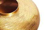 Moderne decoratieve vaas ABSTRACT ORIENT 35cm goud rond, Nieuw, Ophalen of Verzenden