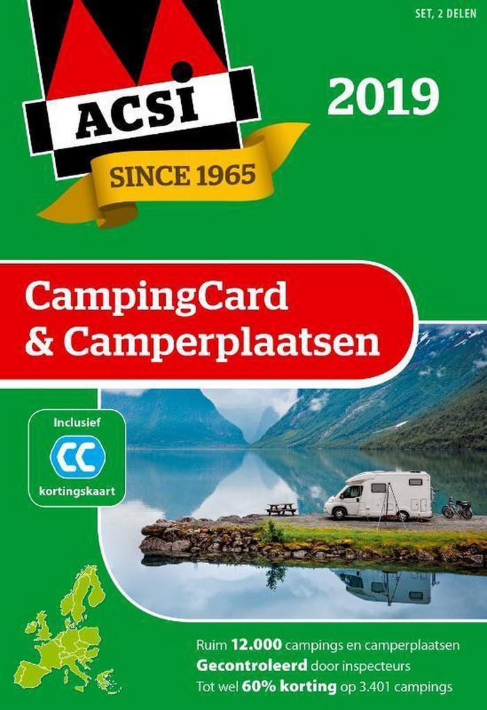 ACSI CampingCard & Camperplaatsen 2019 set 2 delen / ACSI, Boeken, Reisgidsen, Gelezen, Verzenden