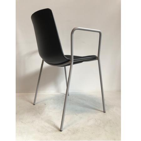 (MDK-106728) Enea Lottus stoel zwart, Huis en Inrichting, Stoelen, Zwart, Gebruikt, Ophalen of Verzenden