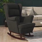 Schommelstoel Zwart Fluweel - Tweedekansje - Comfort & St..., Huis en Inrichting, Stoelen, Ophalen of Verzenden, Nieuw, Zwart