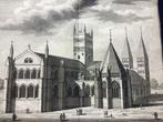 by L. Knyff / J. Harris - Large print of ‘Southwell Minster,, Nieuw