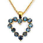 Zonder minimumprijs - Halsketting Zilver - Topaz, Nieuw