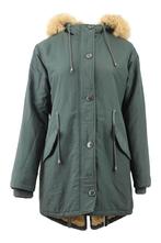 Jas in maat S Groen, Kleding | Dames, Jassen | Winter, Verzenden, Zo goed als nieuw, Groen