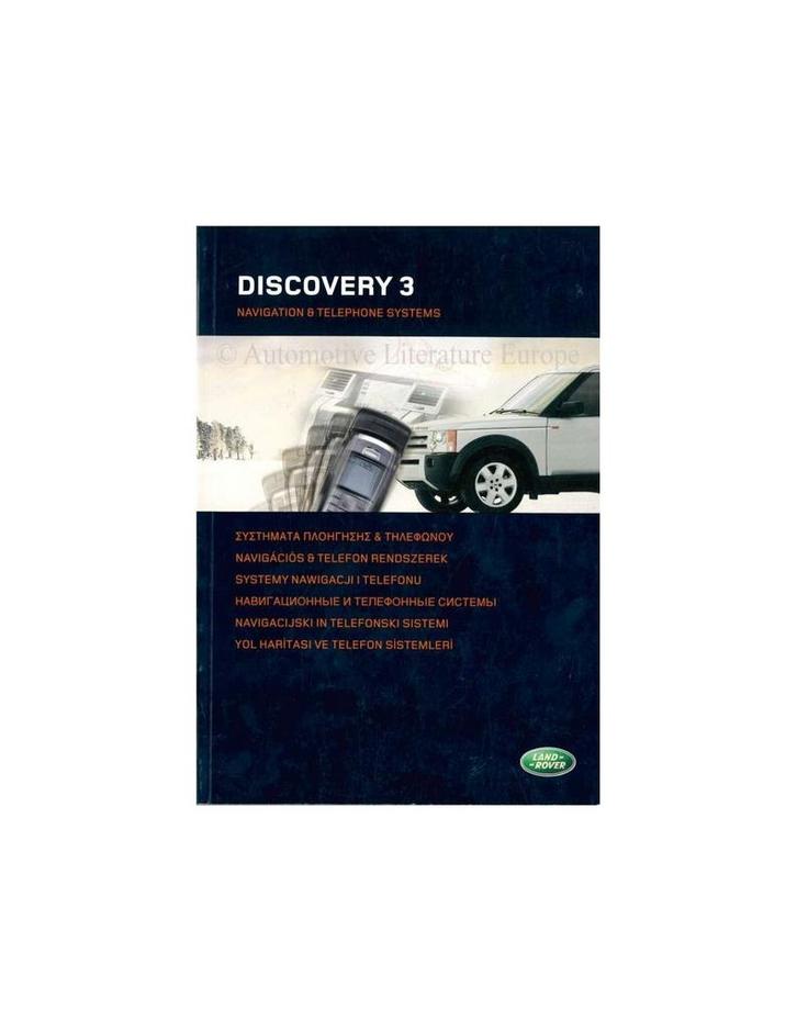 2006 LAND ROVER DISCOVERY 3 NAVIGATIE- EN TELEFOONSYSTEEM, Auto diversen, Handleidingen en Instructieboekjes