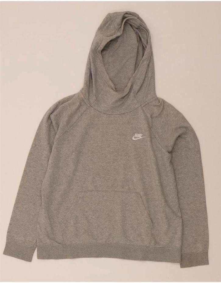 NIKE Mens Hoodie Jumper Large Grey Cotton, Kleding | Heren, Truien en Vesten, Verzenden