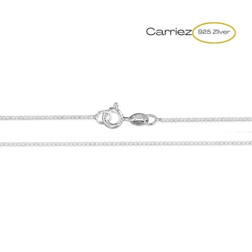 Zilveren box ketting 36 cm - 925 zilver, Sieraden, Tassen en Uiterlijk, Kettinghangers, Nieuw, Verzenden