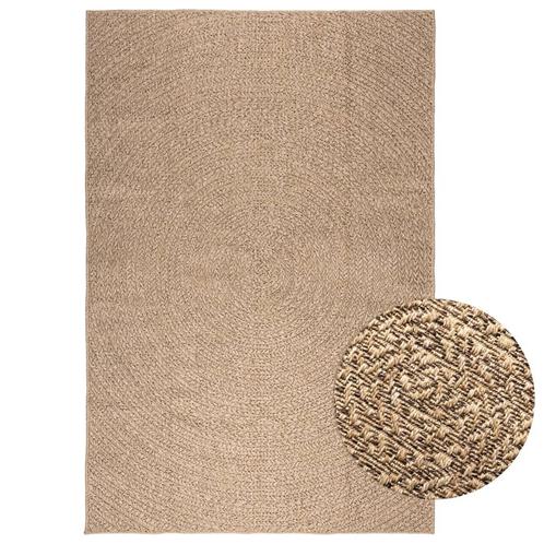 vidaXL Vloerkleed ZIZUR binnen en buiten 160x230 cm jute, Huis en Inrichting, Stoffering | Tapijten en Kleden, Bruin, Nieuw, Verzenden