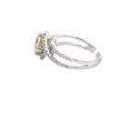 Ring Witgoud Diamant - Diamant, Nieuw