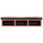 vidaXL TV Kast met plank Multikleur 100 x 30 x 22 cm Bewerkt, Verzenden, Nieuw