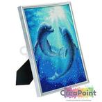 Crystal Art kit Dolphin Dance 21 x 25 cm, Nieuw, Verzenden