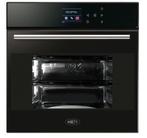 €1199 Boretti BPON60ZWGL oven 58 l Zwart, Ophalen of Verzenden, Nieuw