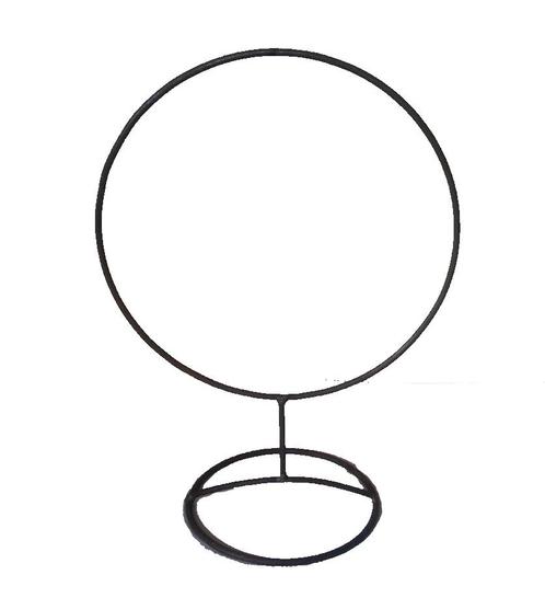 Frame zwaar ring op ronde voet r.40 diameter krans van ijzer, Hobby en Vrije tijd, Knutselen, Nieuw, Ophalen of Verzenden