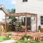 TRUUSK Tuinpaviljoen Pergola 3x3m - Aluminium Terrasoverkapp, Tuin en Terras, Verzenden, Nieuw