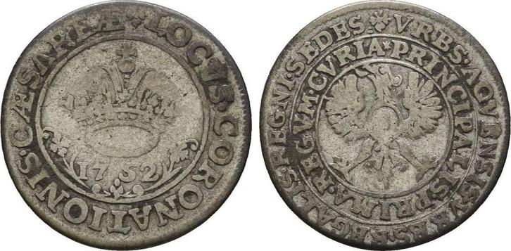 8 Mark 1752 Aachen Stadt:, Postzegels en Munten, Munten | Europa | Niet-Euromunten, Verzenden