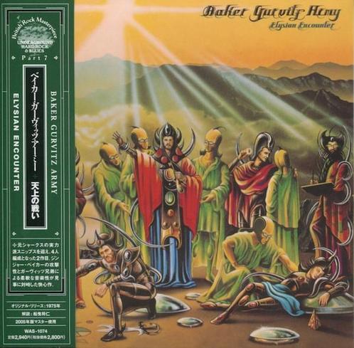 cd - Baker Gurvitz Army (with obi) - Elysian Encounter, Cd's en Dvd's, Cd's | Overige Cd's, Zo goed als nieuw, Verzenden