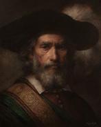 Piotr Topolski (XX-XXI) - Man in a hat, Antiek en Kunst, Kunst | Schilderijen | Klassiek