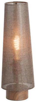 2dekans | Light & Living Tafellamp Howie 42 cm - Donkerbruin, Huis en Inrichting, Lampen | Tafellampen, Ophalen of Verzenden, Zo goed als nieuw