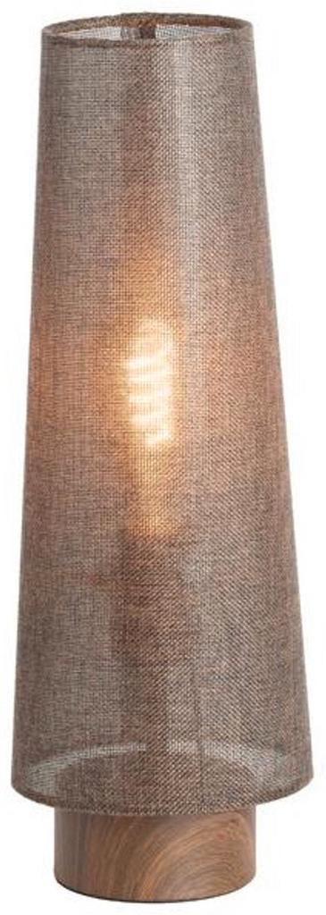 2dekans | Light & Living Tafellamp Howie 42 cm - Donkerbruin, Huis en Inrichting, Lampen | Tafellampen, Zo goed als nieuw, Ophalen of Verzenden