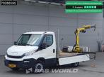 Iveco Daily 35S14 Kraanwagen Open Laadbak Hyva HA15 Euro6 3,, Auto's, Stof, Gebruikt, Euro 6, Iveco