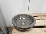Aloni Volledig Gepolijste Waskom Van Steen - Grijs Marmer, Doe-het-zelf en Verbouw, Ophalen of Verzenden, Nieuw, Bad