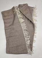 Grande Plaid exclusief in gemengd katoen, licht en donker, Antiek en Kunst, Curiosa en Brocante