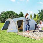 TRUUSK Campingtent voor 4 Personen - Waterdicht met 2 Deuren, Caravans en Kamperen, Verzenden, Nieuw