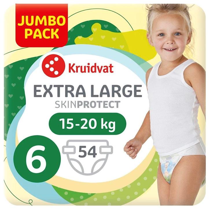 Kruidvat 6 Extra Large Luiers Jumbopack, Kinderen en Baby's, Overige Kinderen en Baby's, Nieuw, Verzenden