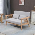 TRUUSK HOMCOM 2-Sitzer Sofa Loveseat grau bis 200 kg belastb, Huis en Inrichting, Verzenden, Nieuw