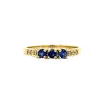 Katharine ring 14 krt - Sapphire, Ophalen of Verzenden, Nieuw