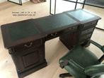 Bureau buro Engels mahonie 180 x 50 en 80 hoog nu €750,00, Nieuw, Ophalen