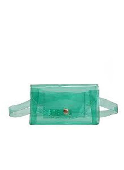 Klein Groen Transparant Heuptasje Riem Heuptas Pvc Fanny Pac, Sieraden, Tassen en Uiterlijk, Tassen | Damestassen, Overige typen