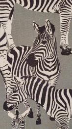 Bohemian stof met rennende zebras -300x280cm- Zambia