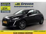 Peugeot 208 1.2 PureTech Airco Carplay Cruise LED Navi PDC, Auto's, Peugeot, Zwart, Handgeschakeld, Nieuw, Financial lease