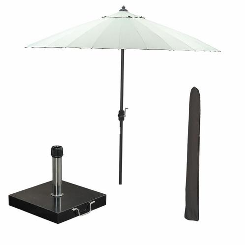 Garden Impressions Manilla stokparasol Ø250 cm - olijf incl, Tuin en Terras, Partytenten, Verzenden