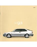 2000 SAAB 9-3 BROCHURE DEENS, Nieuw, Author