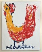 Anton Heyboer, groot schilderij, Kip, Te dateren omstreek, Antiek en Kunst
