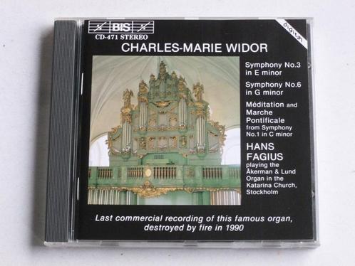 Widor - Symphony no.3, 6 / Hans Fagius, Cd's en Dvd's, Cd's | Klassiek, Verzenden
