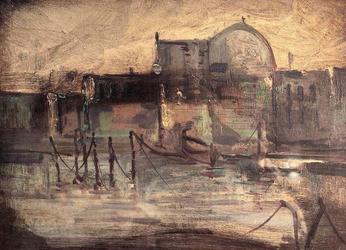 V. Starace (XX) - Ombre d’acqua, Antiek en Kunst, Kunst | Schilderijen | Klassiek