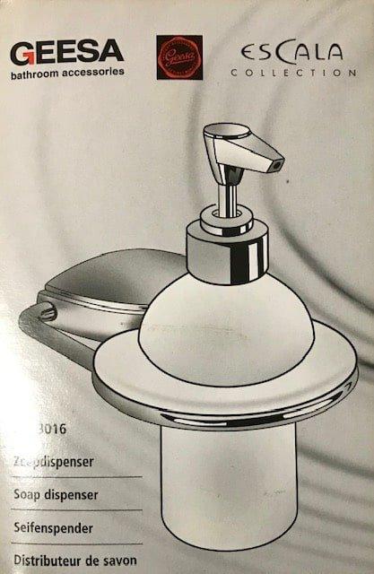 Geesa - Geesa Escala Zeepdispenser, Huis en Inrichting, Badkamer | Badtextiel en Accessoires, Nieuw, Ophalen of Verzenden