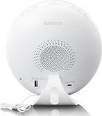 Wekkerradio - Digitale wekker - Alarmklok - Wit - Lenco - CR, Verzenden, Zo goed als nieuw